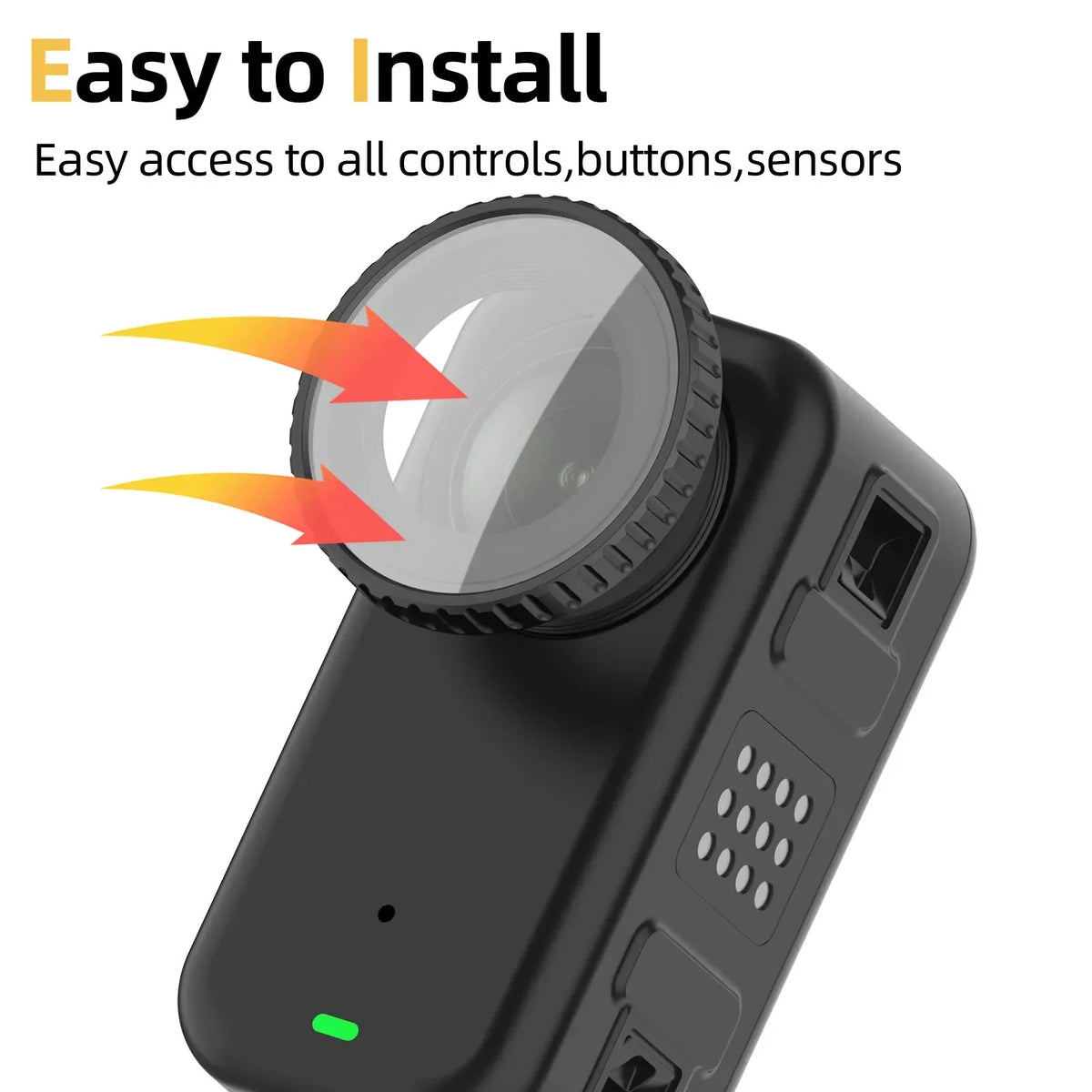 Premium Lens Guards for DJI Osmo Nano Optical Glass Lens Scratch-resistant Protector for DJI Osmo Nano Camera Accessories